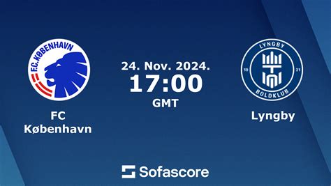 Lyngby vs FC København live score, H2H and lineups .